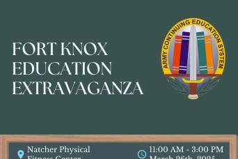 Fort Knox Education Center to host Education Extravaganza March 26
