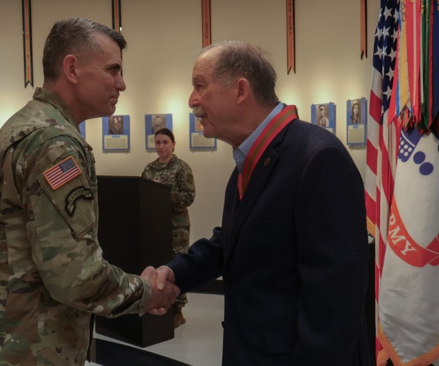 Retired U.S. Army Col. Reeder&#39;s Induction Ceremony to the Order of Saint Barbara