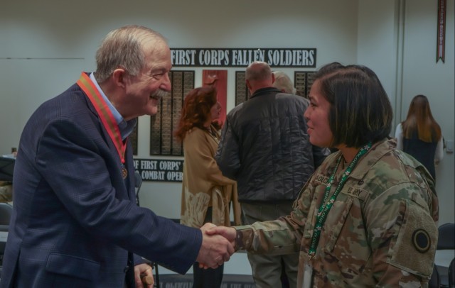 Retired U.S. Army Col. Reeder&#39;s Induction Ceremony to the Order of Saint Barbara
