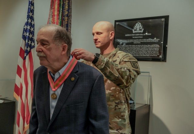 Retired U.S. Army Col. Reeder&#39;s Induction Ceremony to the Order of Saint Barbara