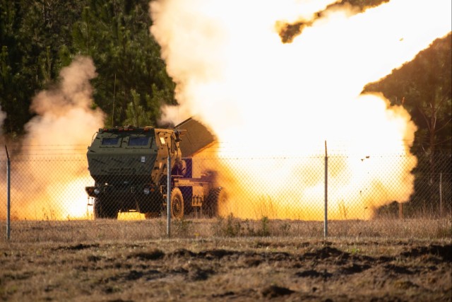 3rd ID and 18th FAB conduct HIMARS live fire exercise