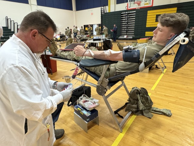 First of 3 JBLM blood drives brings in 113 donors