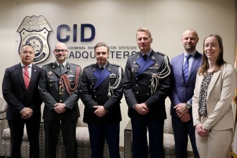 Netherlands National Tactical Command Visit to HQ Army CID