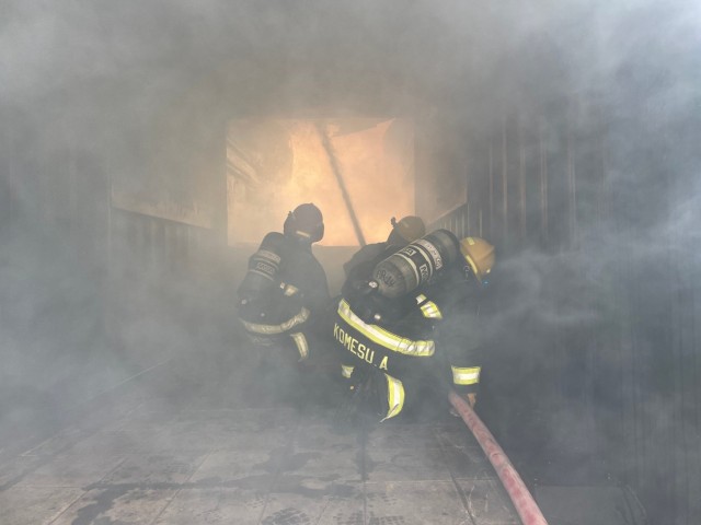 Feeling the Heat: USAG Okinawa Leaders Train for Flashover