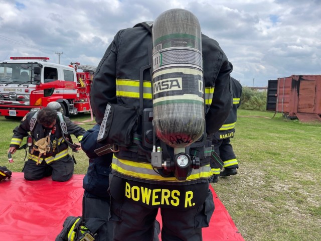 Feeling the Heat: USAG Okinawa Leaders Train for Flashover