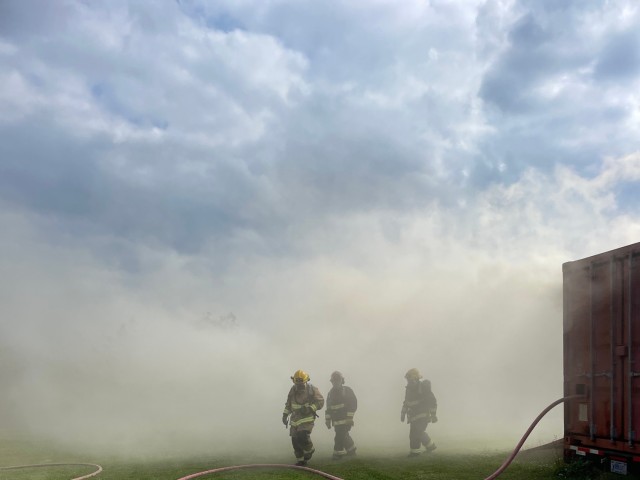 Feeling the Heat: USAG Okinawa Leaders Train for Flashover
