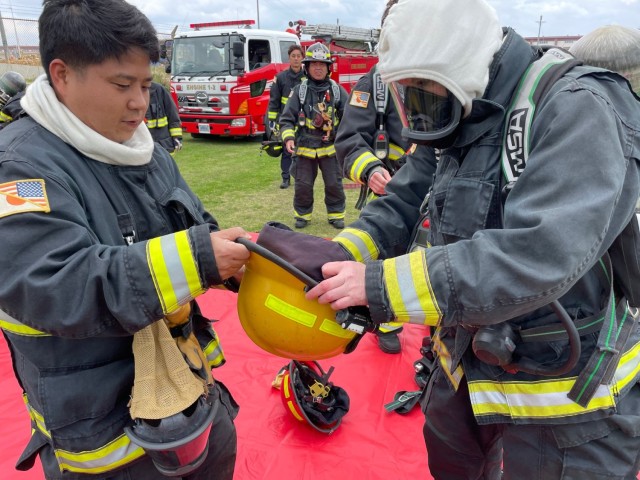 Feeling the Heat: USAG Okinawa Leaders Train for Flashover