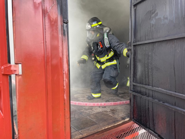 Feeling the Heat: USAG Okinawa Leaders Train for Flashover