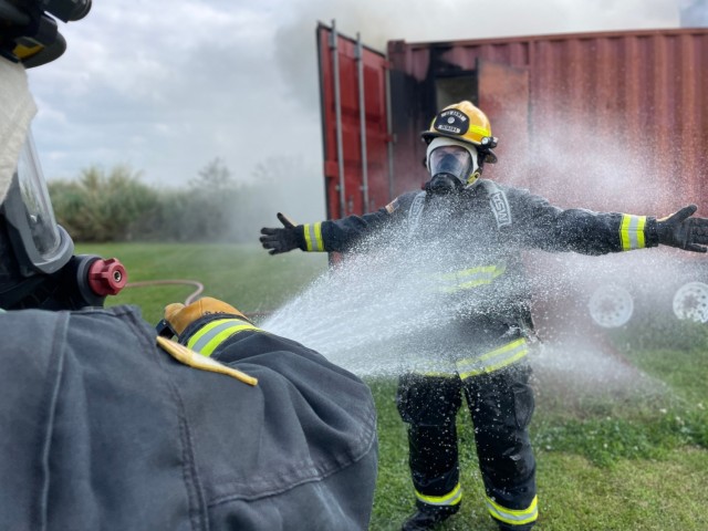Feeling the Heat: USAG Okinawa Leaders Train for Flashover