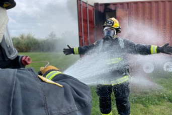 TORII STATION, Okinawa, Japan – U.S. Army Garrison leadership joined Torii Station firefighters in a controlled burn exercise on March 17, 2025, to expe...