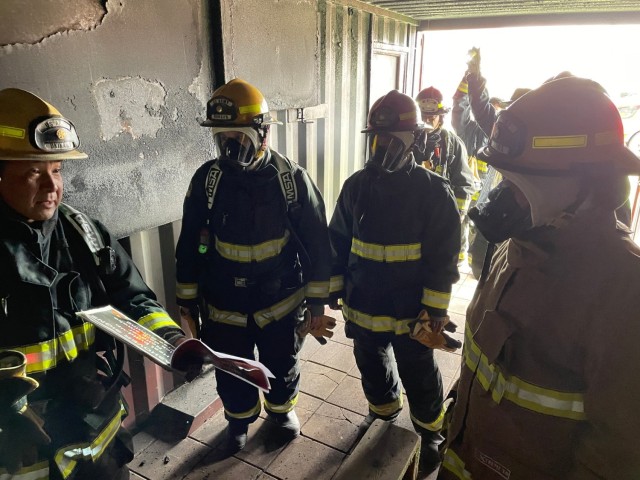 Feeling the Heat: USAG Okinawa Leaders Train for Flashover