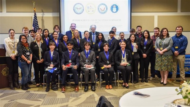 C5ISR Center, Naval Air Warfare Center, Air Force, and professional organizations served as judges for the New Jersey Southern Junior Science and Humanities Symposium held on February 7, 2025.
