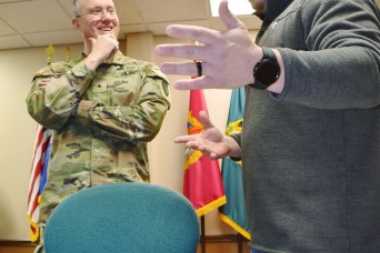 Senior Commander Offers Help as BGAD  Shapes Future Operations