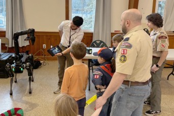 Picatinny volunteers use robotics to interest Cub Scouts in STEM