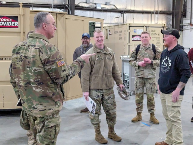 Senior Commander Offers Help as BGAD  Shapes Future Operations