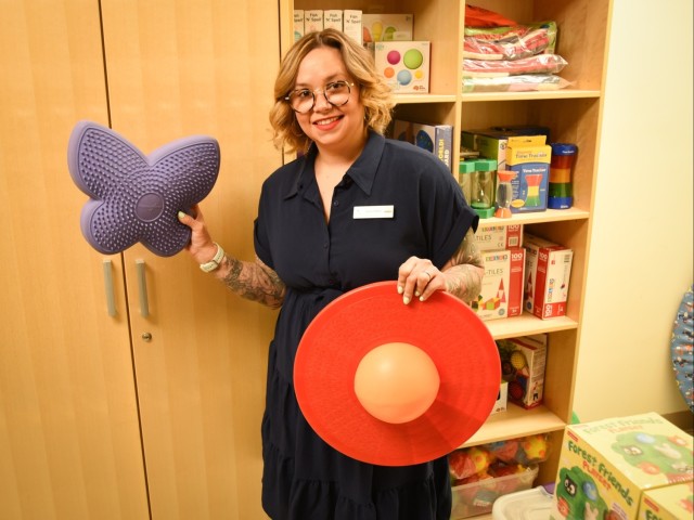 ACS supports Exceptional Families with unique lending locker at Humphreys
