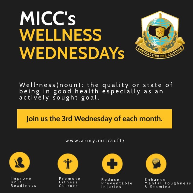 MICC&#39;s Wellness Wednesdays Graphic