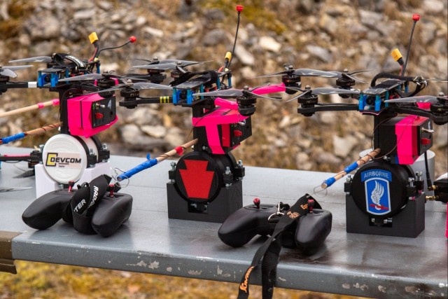 Soldiers flex their drone skills in U.S. Army innovation project
