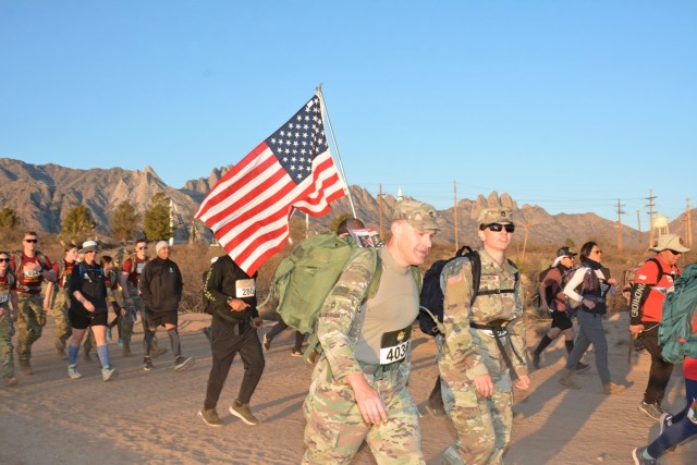 White Sands Missile Range Hosts the 36th Annual Bataan Memorial Death March