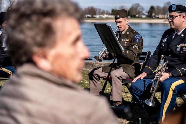 USAREUR-AF and German Partners Honor 80th Anniversary of the Rhine River Crossing