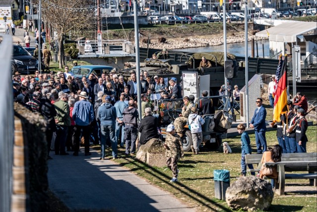 USAREUR-AF and German Partners Honor 80th Anniversary of the Rhine River Crossing