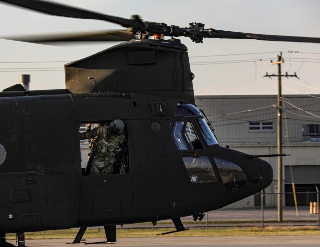 101st Combat Aviation Brigade Soldiers Conduct Operational Assessment of Developmental Helicopter