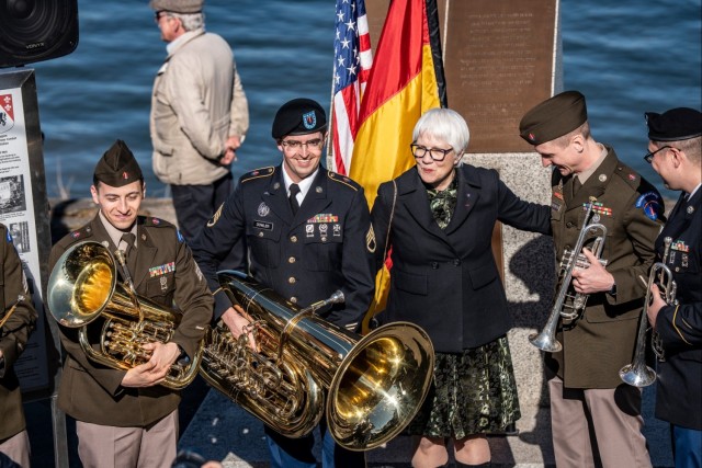 USAREUR-AF and German Partners Honor 80th Anniversary of the Rhine River Crossing