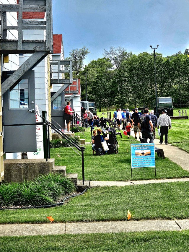 A scene from the 2024 Fort McCoy Armed Forces Day Open House is shown May 18, 2024, at Fort McCoy, Wis. An estimated audience of nearly 4,000 visitors participated in the open house, which included a Vietnam veterans welcome home ceremony, Army...