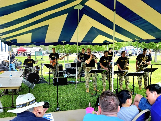 A scene from the 2024 Fort McCoy Armed Forces Day Open House is shown May 18, 2024, at Fort McCoy, Wis. An estimated audience of nearly 4,000 visitors participated in the open house, which included a Vietnam veterans welcome home ceremony, Army...