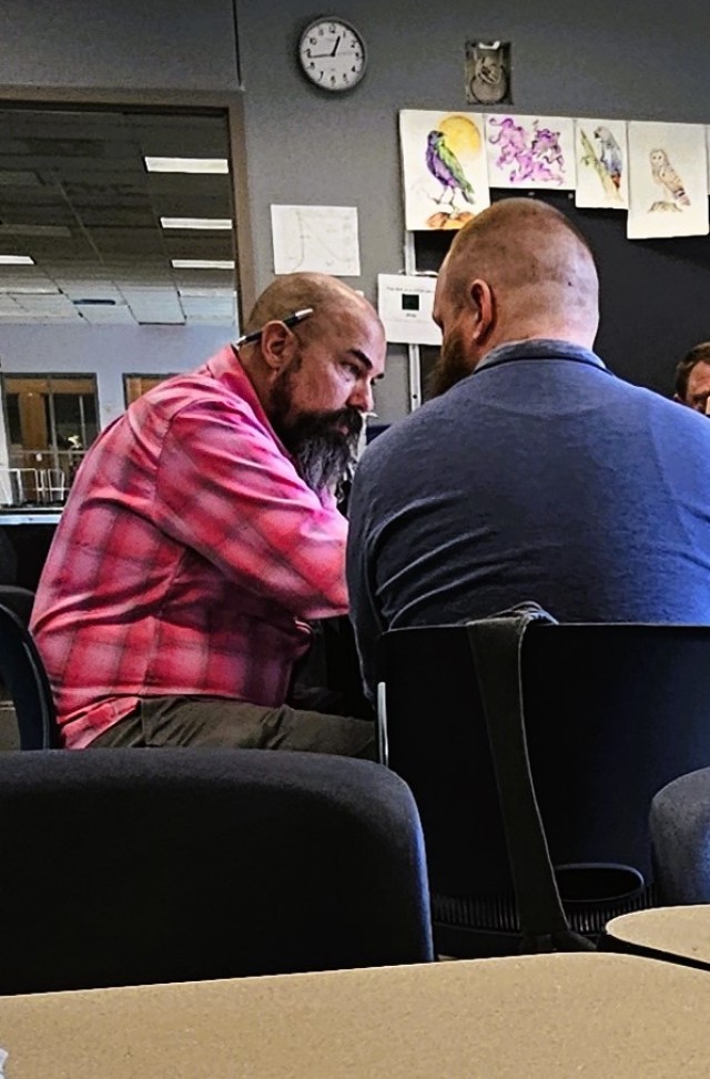 Members of the Sparta (Wis.) Area Chamber of Commerce meet March 12, 2025, in the Sparta Barney Center. Members of Fort McCoy, Wis., also attended the meeting to provide information about the post, and more. Community outreach is an important part...