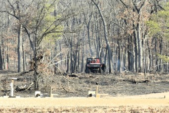 Fort McCoy prescribed burn team begins 2025 season with series of carefully managed burns