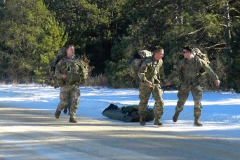 Fort McCoy portion of 2025 ROTC Northern Warfare Challenge included 4-mile march, station challenges