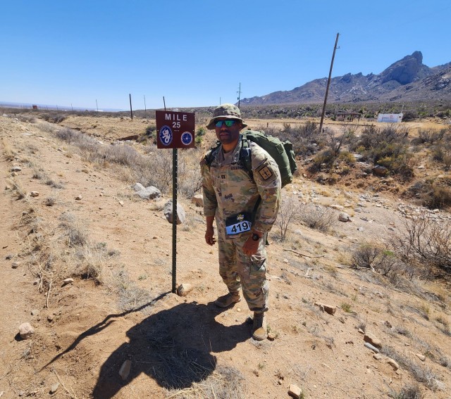 ODS officer marches to honor the legacy of Bataan