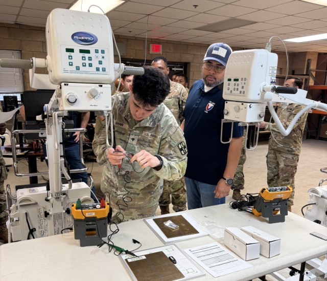 Medical maintenance training at Fort Cavazos