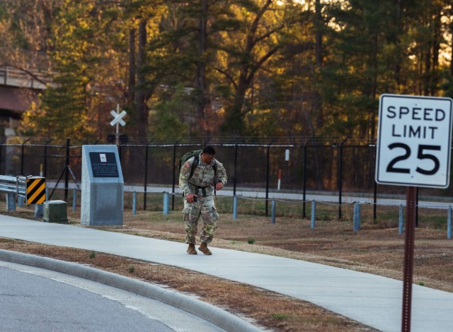ODS officer marches to honor the legacy of Bataan