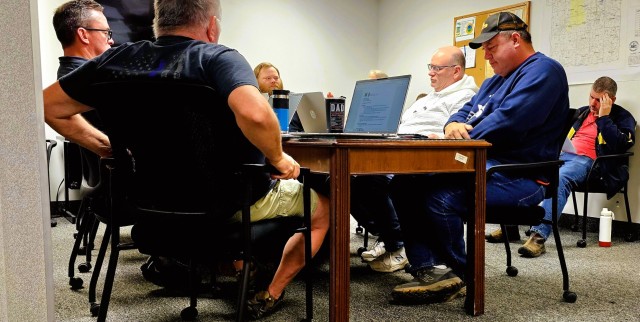 Members of the Monroe County (Wis.) Natural Resource and Extension Committee meets in Sparta, Wis., on March 10, 2025. The mission of the Monroe County Natural Resource Committee is to manage, conserve, and protect our natural resources. The...