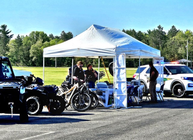 A scene from the 2024 Fort McCoy Armed Forces Day Open House is shown May 18, 2024, at Fort McCoy, Wis. An estimated audience of nearly 4,000 visitors participated in the open house, which included a Vietnam veterans welcome home ceremony, Army...