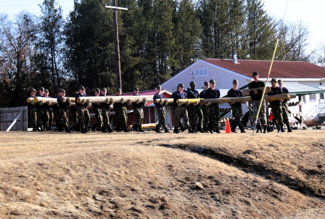 Cadets in the Wisconsin Challenge Academy participate in training March 6, 2025, on the cantonment area at Fort McCoy, Wis. They are part of Class 54 at the academy. The Challenge Academy, a Fort McCoy tenant organization, offers youth the...