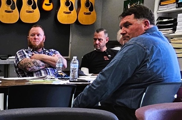 Members of the Sparta (Wis.) Area Chamber of Commerce meet March 12, 2025, in the Sparta Barney Center. Members of Fort McCoy, Wis., also attended the meeting to provide information about the post, and more. Community outreach is an important part...
