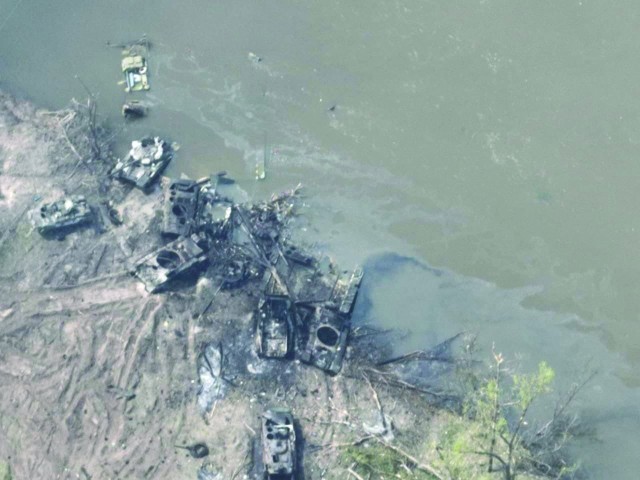 Figure 3 — Close-up Photo of the Destroyed Vehicles