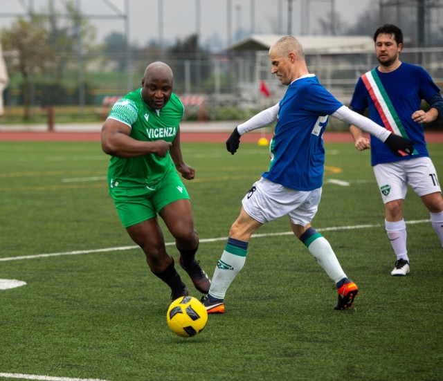 The town of Dueville has partnered with the 2/503rd as part of the Community Alliance Partnership. Believing that sports is a way to bring communities closer, Mayor Giuliano Stivan and Lt. Col. Sheldon Broedel began organizing the soccer match...