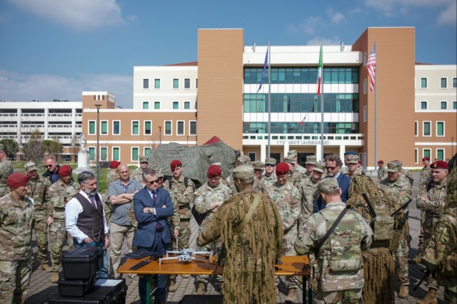 Paratroopers Showcase Cutting-Edge Drone Tech, Digital Fires Innovation at 173rd Brigade Symposium