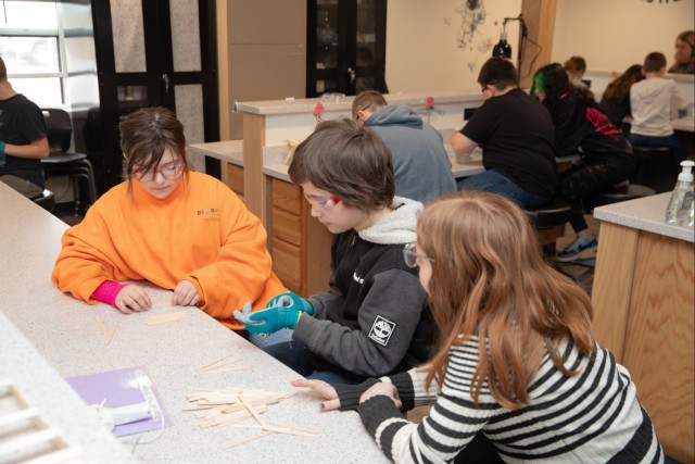 Fort Drum Soldiers Build Bridges with Local Schools at STARBASE