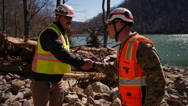U.S. Army Corps of Engineers Command Sgt. Maj. Douglas Galick visited Western North Carolina on March 26-27 to tour Hurricane Helene recovery sites. During his visit, Galick met with local teams, contractors and partners to observe progress in...