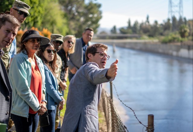 Army Civil Works senior leader gets updates on LA River Ecosystem Restoration Project