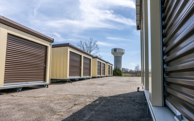 The new Lock and Leave expansion at Fort Knox, Kentucky, April 1, 2025. The expansion added 40 more units available for rent.