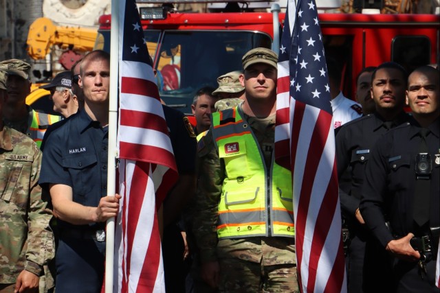 Flag planting ceremony in Pacific Palisades honors wildfire recovery and community resiliency