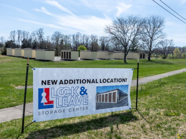 The new Lock and Leave expansion at Fort Knox, Kentucky, April 1, 2025. The expansion added 40 more units available for rent.