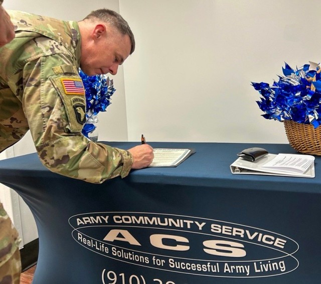 Fort Bragg Promotes Child Abuse Prevention Month