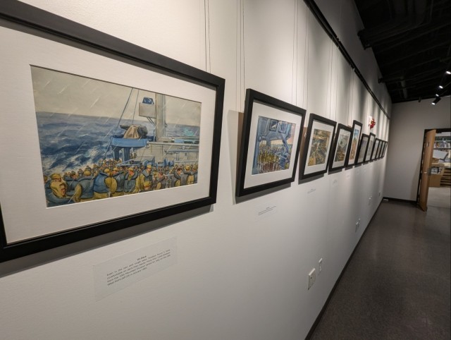 Fort Drum museum unveils exhibit showcasing WWII veteran’s artwork